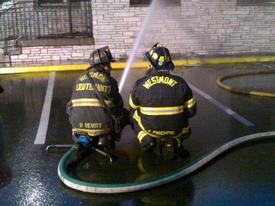 (Sept 10, 2010) Newton Diner: Lt. Dan Devitt and FF/EMT Joe Piscopio